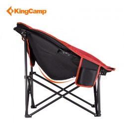 King Camp Kempingové skládací křeslo COMFORT MOON červené