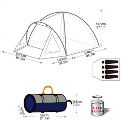 Stan Holiday 4 King Camp, model 2018